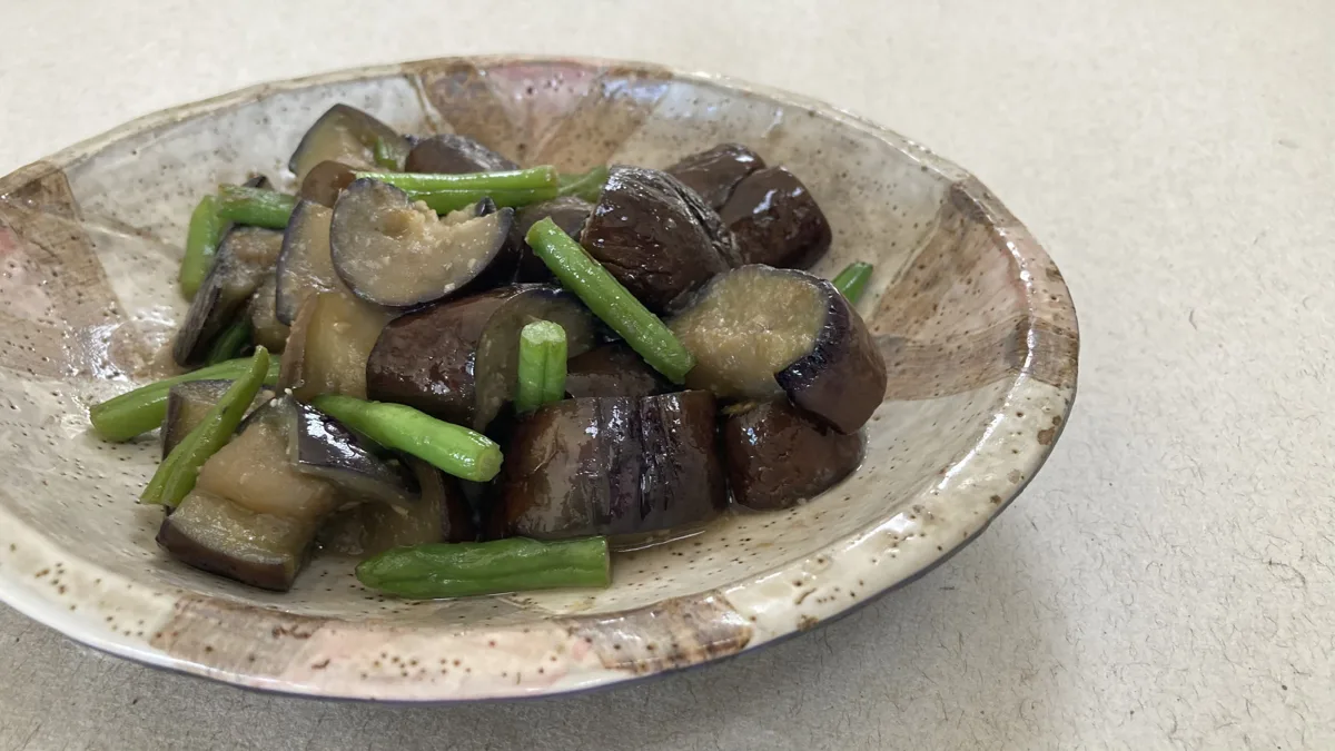 なすといんげんの油味噌(なすといんげんのあぶらみそ)