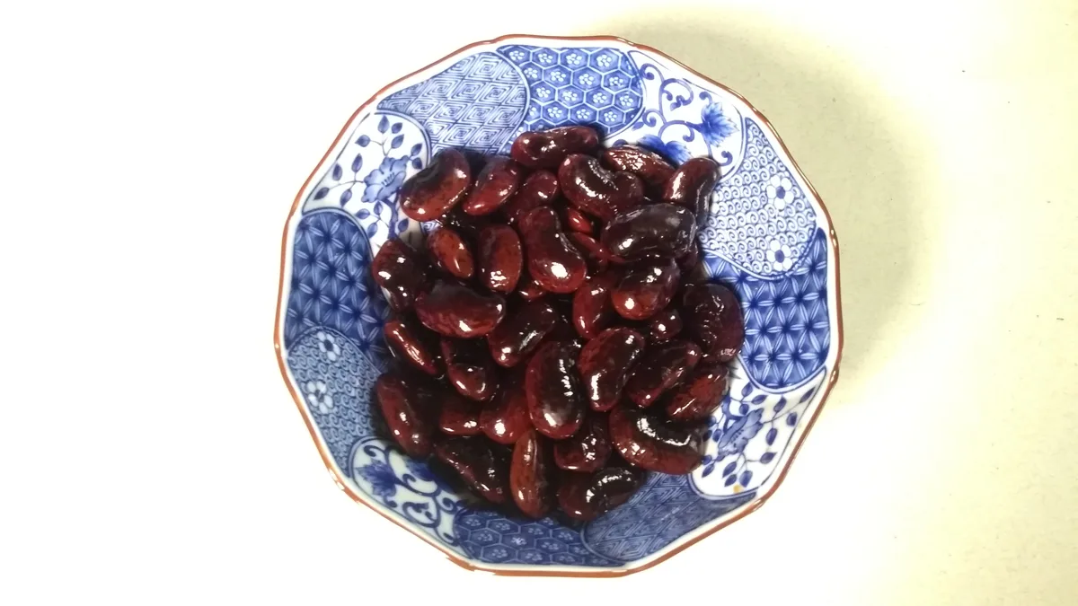 花いんげんの煮豆(はないんげんのにまめ)