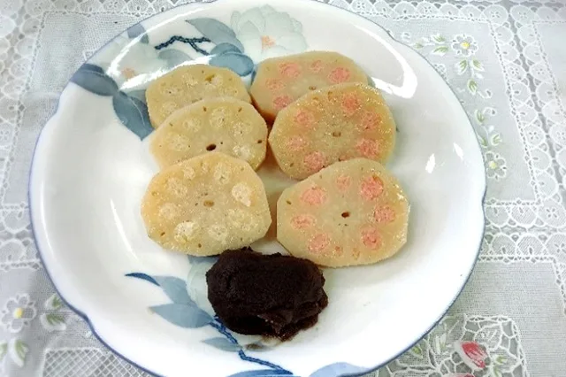 蓮根餅(はすねもち)