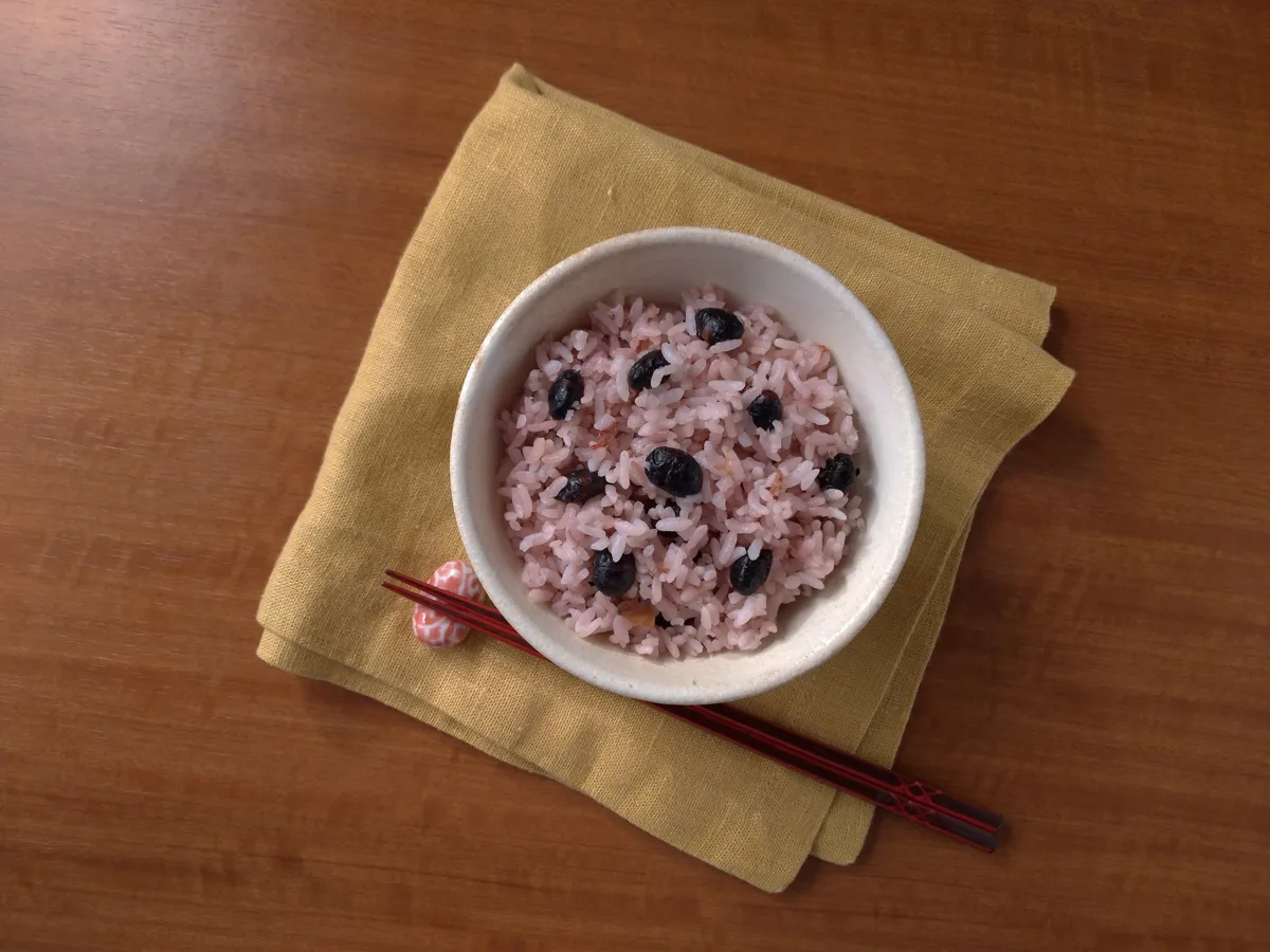 丹波黒豆ごはん(たんばくろまめごはん)