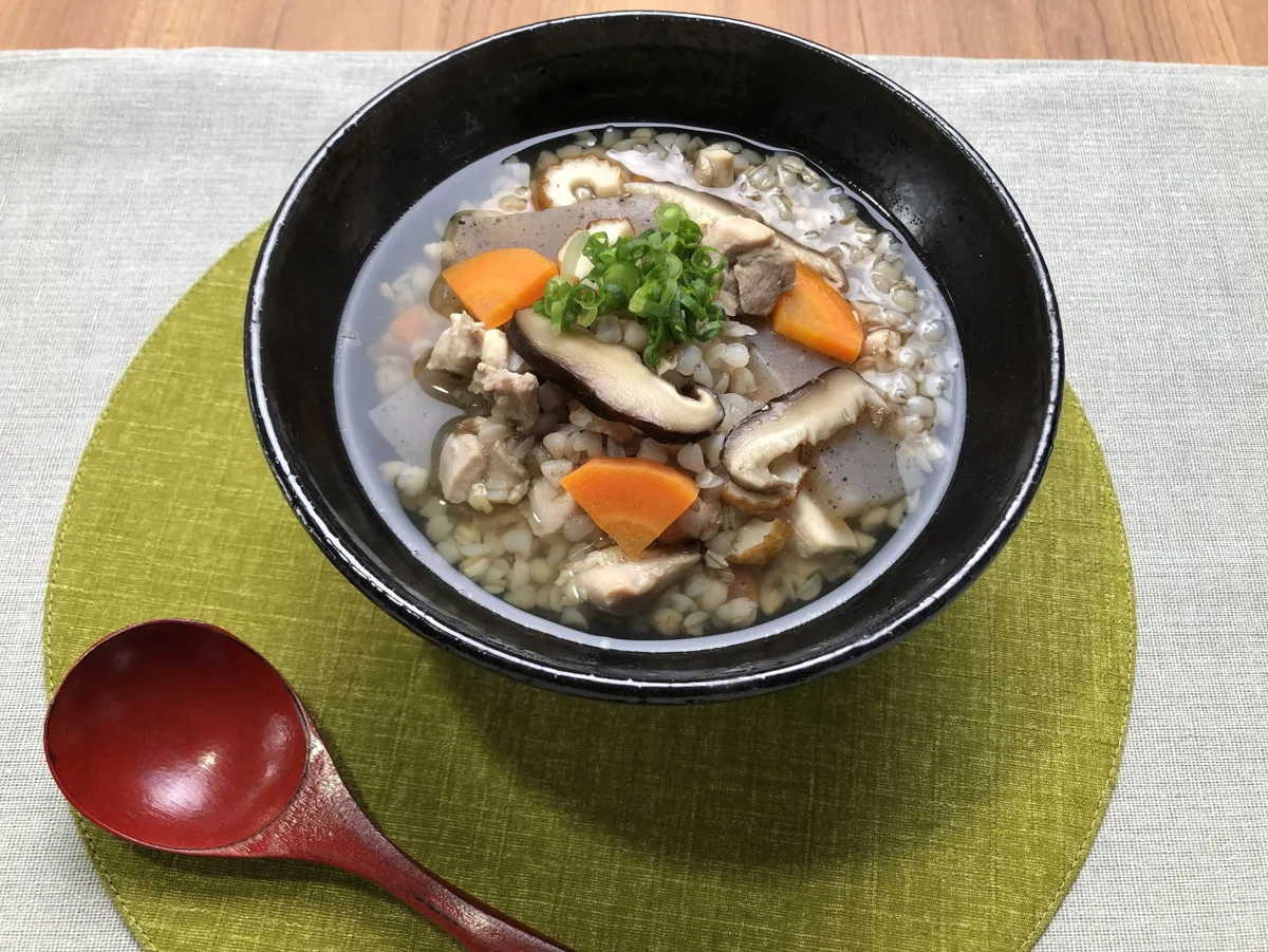 そば米雑炊/そば米汁(そばごめぞうすい/そばごめじる)