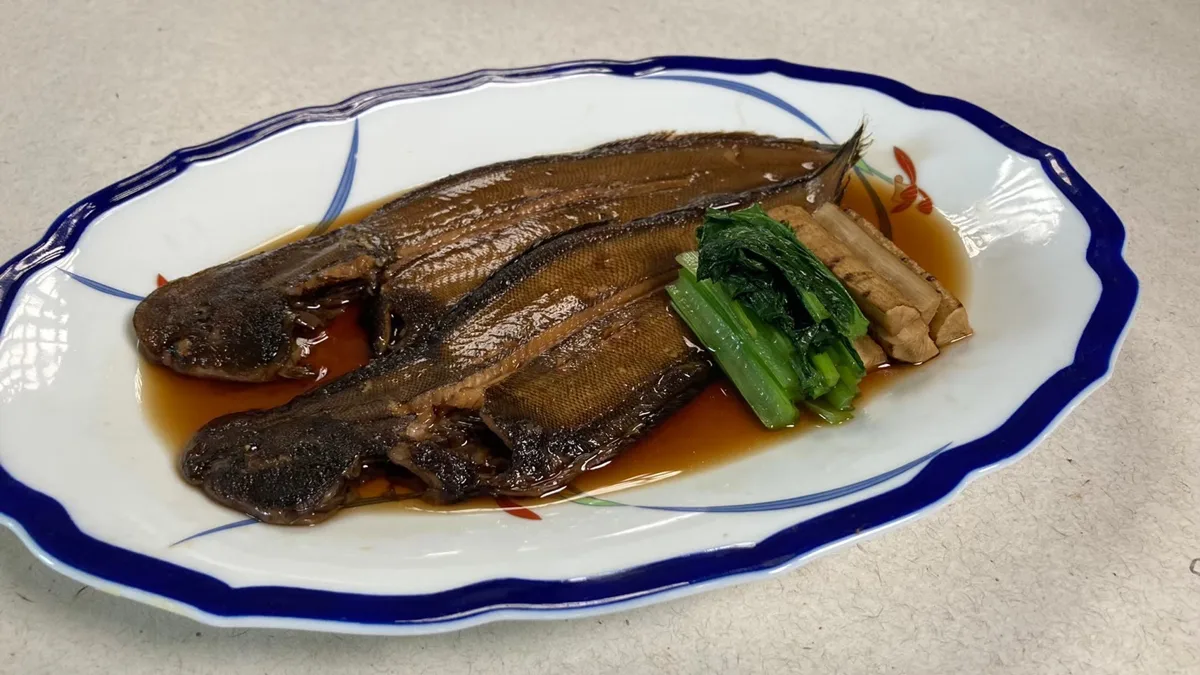 くちぞこの煮付け(くちぞこのにつけ)
