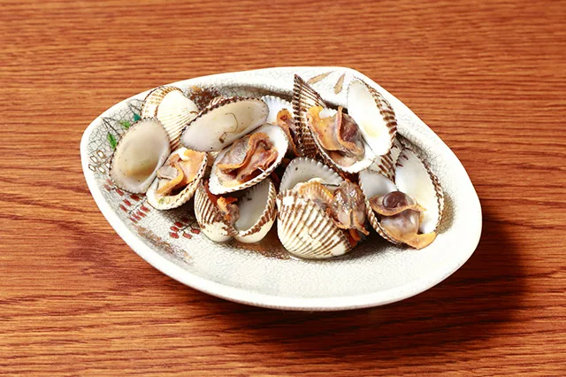 赤貝がらん蒸し/赤貝の殻蒸し